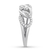Thumbnail Image 2 of Diamond Link Ring 1/4 carat tw Round 10K White Gold