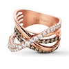 Thumbnail Image 1 of Le Vian Chocolate Diamonds 1-1/3 ct tw Ring 14K Strawberry Gold