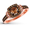 Thumbnail Image 1 of Le Vian Chocolate Diamond Ring 7/8 ct tw 14K Strawberry Gold