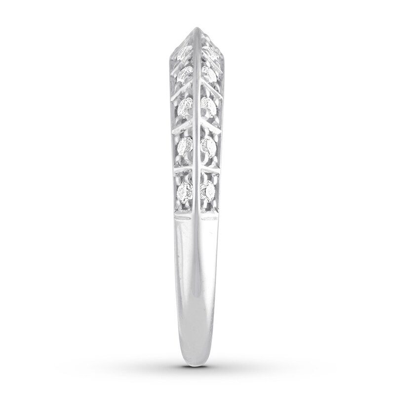 Main Image 3 of Diamond Anniversary Ring 1/4 ct tw Round 14K White Gold