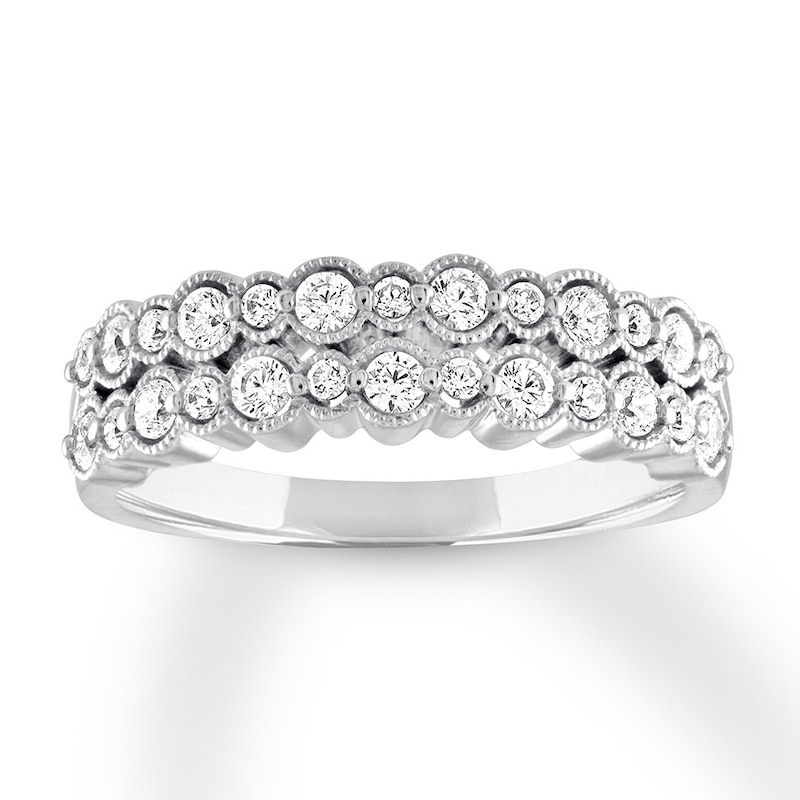 Diamond Anniversary Band 1/2 carat tw Round 14K White Gold