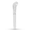 Thumbnail Image 3 of Diamond Contour Ring 1/8 carat tw Round 14K White Gold