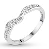 Thumbnail Image 4 of Diamond Contour Ring 1/8 carat tw Round 14K White Gold