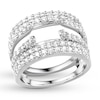 Thumbnail Image 3 of Diamond Enhancer Ring 1-1/3 ct tw Round 14K White Gold