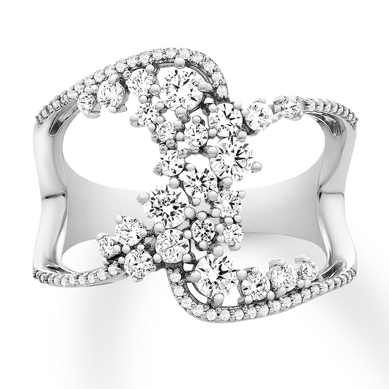 Main Image 1 of Diamond Ring 1 carat tw Round 10K White Gold