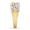 Diamond Anniversary Ring 1-1/5 ct tw Marquise/Round 14K Gold