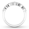 Thumbnail Image 1 of Diamond Anniversary Ring 1-1/5 ct tw Marquise/Round 14K Gold