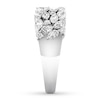 Thumbnail Image 3 of Diamond Anniversary Ring 1-1/5 ct tw Marquise/Round 14K Gold