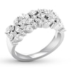 Thumbnail Image 4 of Diamond Anniversary Ring 1-1/5 ct tw Marquise/Round 14K Gold
