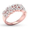 Thumbnail Image 4 of Diamond Anniversary Ring 1-1/5 ct tw Marquise/Round 14K Gold