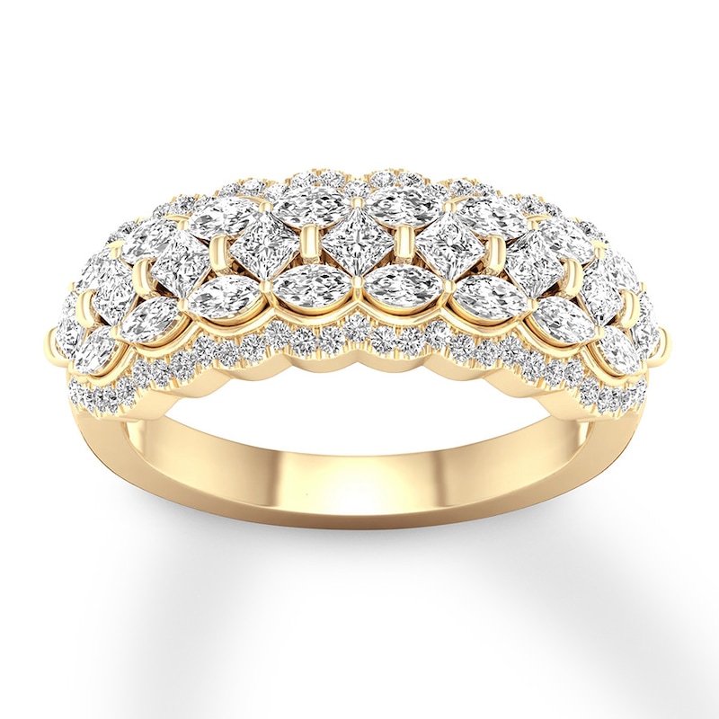 Main Image 1 of Diamond Anniversary Band 1-1/4 carat tw 14K Yellow Gold