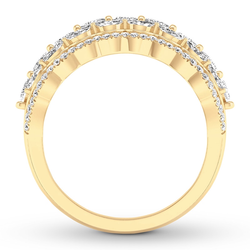 Main Image 2 of Diamond Anniversary Band 1-1/4 carat tw 14K Yellow Gold
