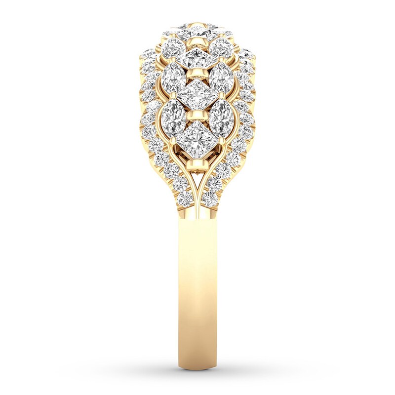 Main Image 3 of Diamond Anniversary Band 1-1/4 carat tw 14K Yellow Gold
