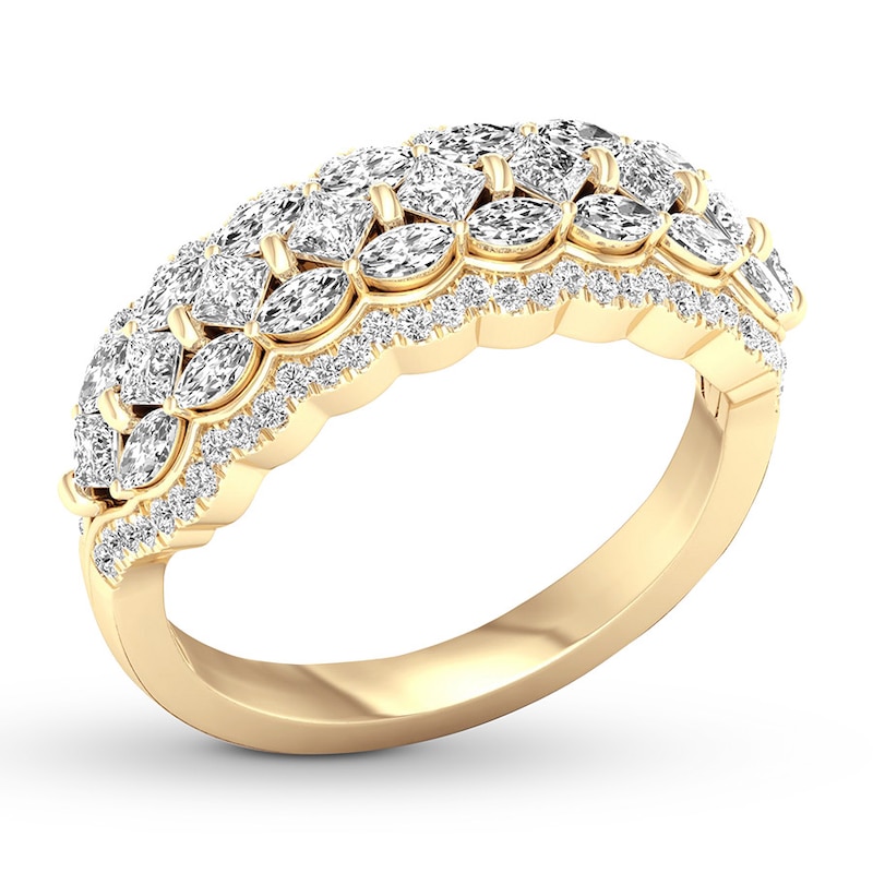 Main Image 4 of Diamond Anniversary Band 1-1/4 carat tw 14K Yellow Gold