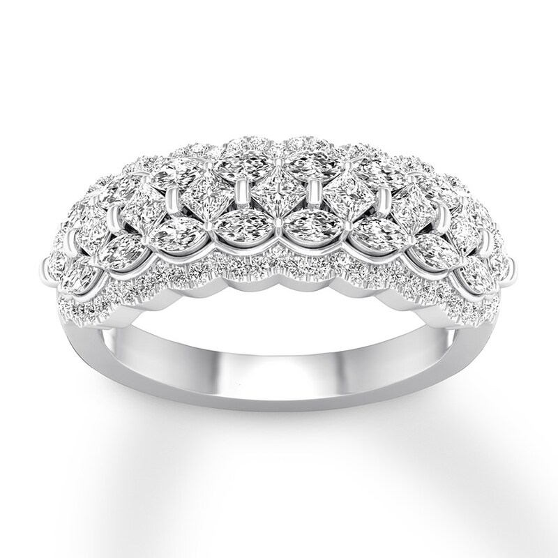 Diamond Anniversary Band 1-1/4 carat tw 14K White Gold