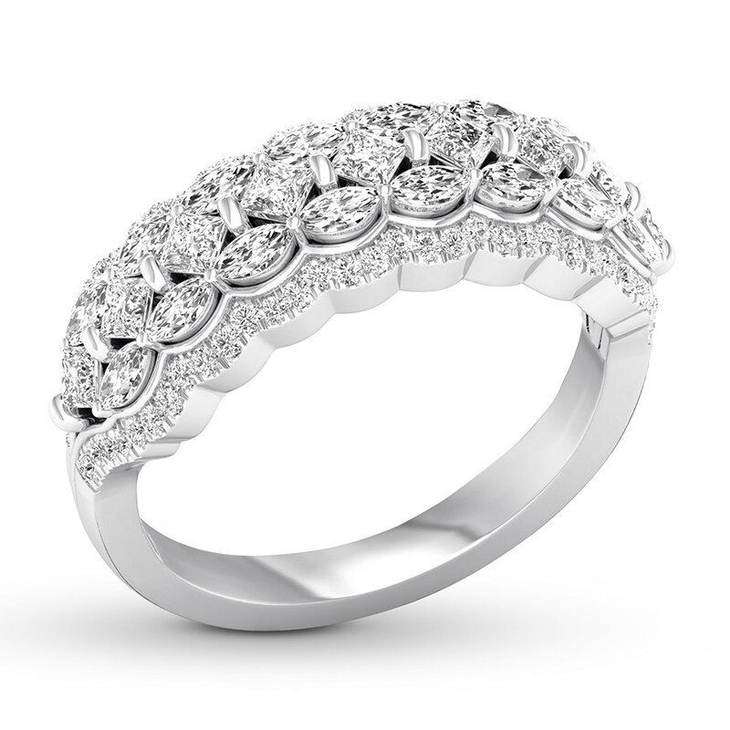 Diamond Anniversary Band 1-1/4 carat tw 14K White Gold