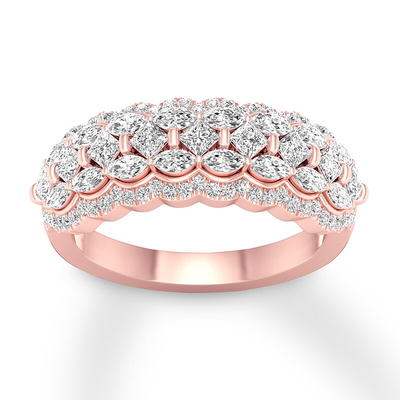 Main Image 1 of Diamond Anniversary Band 1-1/4 carats tw 14K Rose Gold