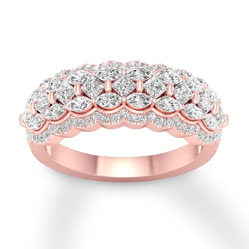 Diamond Anniversary Band 1-1/4 carats tw 14K Rose Gold