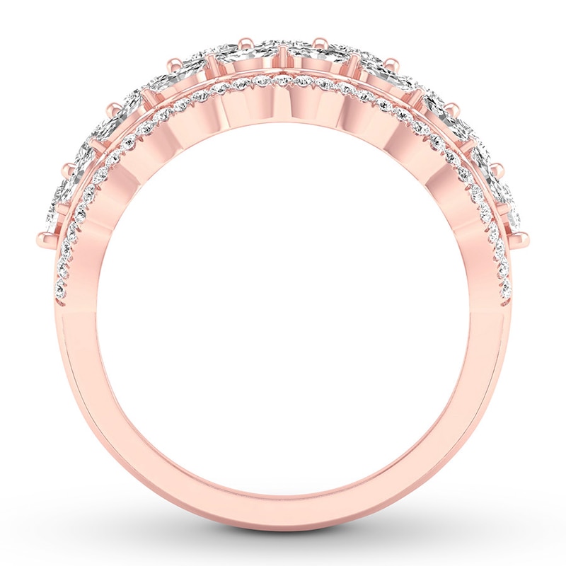 Main Image 2 of Diamond Anniversary Band 1-1/4 carats tw 14K Rose Gold