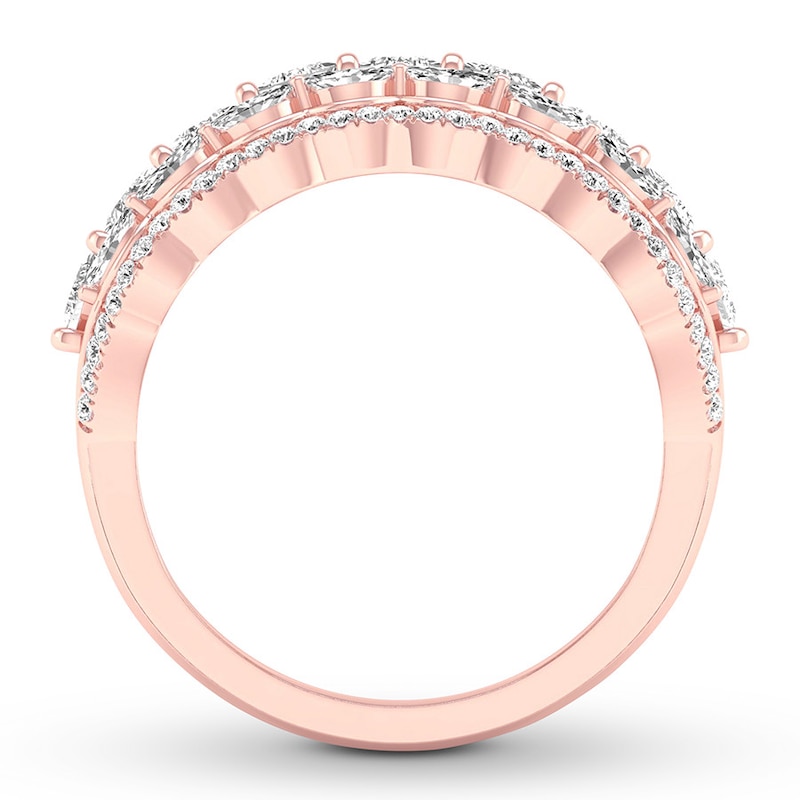 Diamond Anniversary Band 1-1/4 carats tw 14K Rose Gold