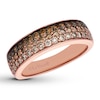 Le Vian Chocolate Ombre Ring 7/8 ct tw Diamonds 14K Strawberry Gold