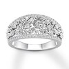 Thumbnail Image 0 of Diamond Anniversary Band 1-1/5 ct tw Round/Marquise 14K Gold