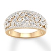 Thumbnail Image 0 of Diamond Anniversary Band 1-1/5 ct tw Round/Marquise 14K Gold
