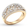 Thumbnail Image 3 of Diamond Anniversary Band 1-1/5 ct tw Round/Marquise 14K Gold