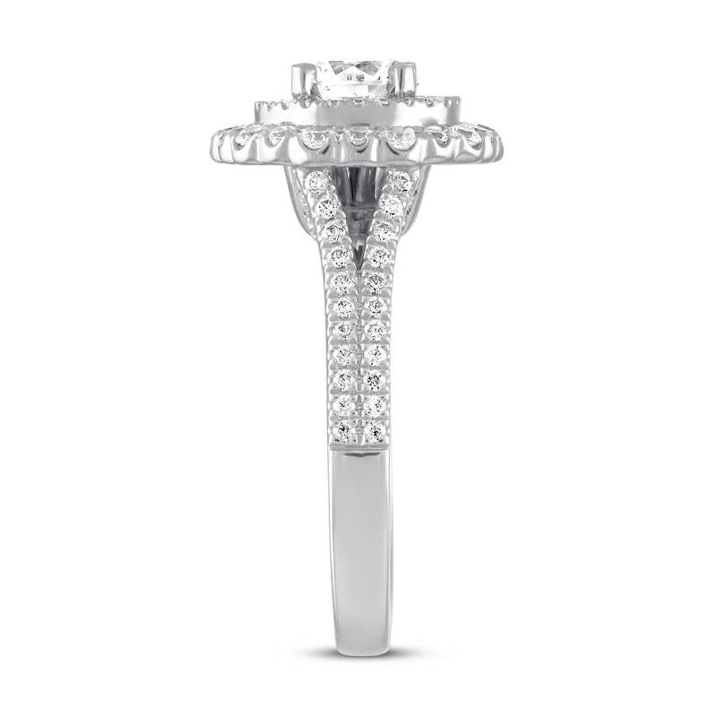 Vera Wang WISH Diamond Ring 1-3/8 carats tw 14K White Gold