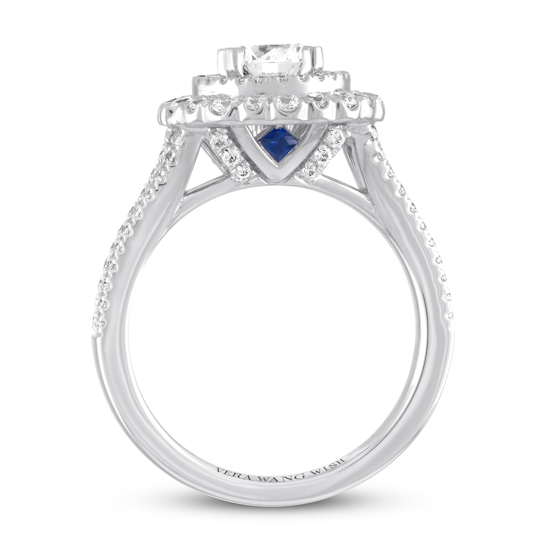 Vera Wang WISH Diamond Ring 1-3/8 carats tw 14K White Gold