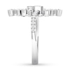 Thumbnail Image 3 of Diamond Ring 5/8 ct tw Marquise/Round 14K White Gold