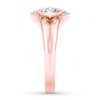 Thumbnail Image 2 of Diamond Deconstructed Ring 1/3 ct tw 10K Rose Gold