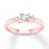 Thumbnail Image 0 of Marquise, Round & Baguette Diamond Ring 1/3 carat tw 10K Gold