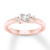 Thumbnail Image 1 of Marquise, Round & Baguette Diamond Ring 1/3 carat tw 10K Gold