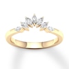 Thumbnail Image 0 of Diamond Contour Ring 1/3 carat tw Marquise 14K Yellow Gold