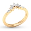 Thumbnail Image 3 of Diamond Contour Ring 1/3 carat tw Marquise 14K Yellow Gold