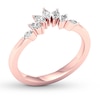 Thumbnail Image 3 of Diamond Contour Ring 1/3 carat tw Marquise 14K Rose Gold