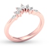 Thumbnail Image 4 of Diamond Contour Ring 1/3 carat tw Marquise 14K Rose Gold