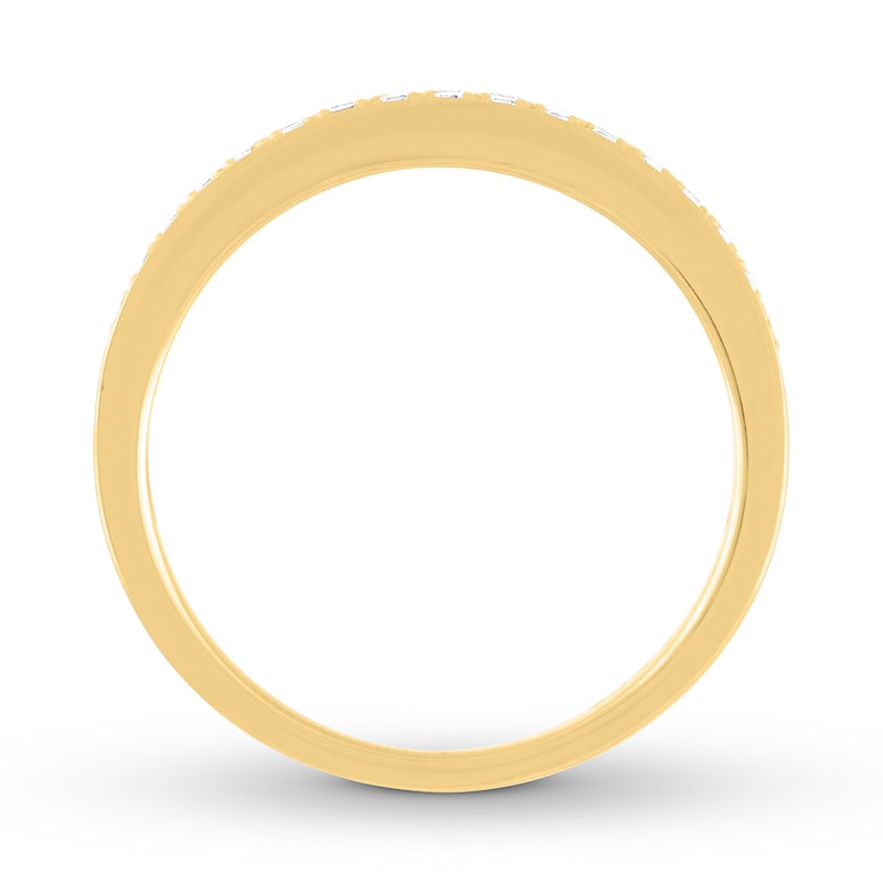 Main Image 2 of Diamond Anniversary Ring 1/3 carat tw Round 14K Yellow Gold