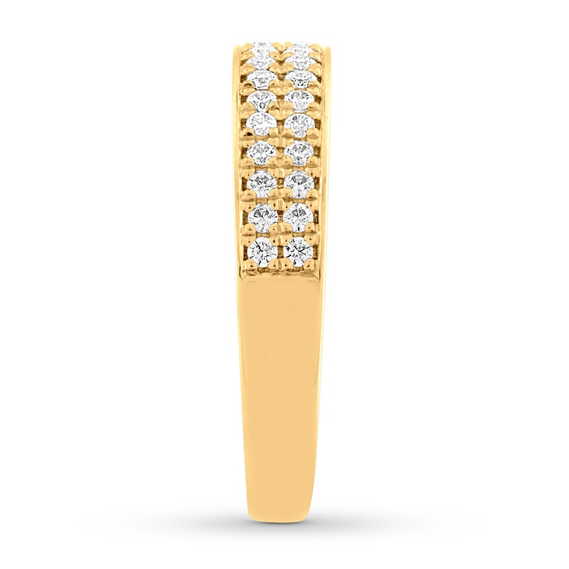 Main Image 3 of Diamond Anniversary Ring 1/3 carat tw Round 14K Yellow Gold
