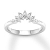 Thumbnail Image 1 of Diamond Contour Ring 1/3 carat tw Marquise 14K White Gold