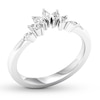 Thumbnail Image 4 of Diamond Contour Ring 1/3 carat tw Marquise 14K White Gold