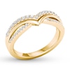 Thumbnail Image 3 of Diamond Contour Ring 1/3 carat tw Round 10K Yellow Gold