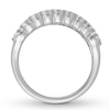 Thumbnail Image 1 of Diamond Anniversary Ring 1 carat tw Bezel-set 14K White Gold