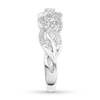 Diamond Anniversary Ring 1/2 carat tw Round 14K White Gold