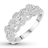 Thumbnail Image 3 of Diamond Anniversary Ring 3/4 ct tw Round 14K White Gold