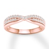 Thumbnail Image 0 of Diamond Contour Ring 1/4 carat tw Round 14K Rose Gold