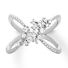 Thumbnail Image 0 of Scattered Diamond Ring 1/2 carat tw 14K White Gold
