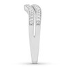 Thumbnail Image 3 of Diamond Contour Ring 1/4 carat tw Round 14K White Gold