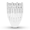 Thumbnail Image 3 of Diamond Anniversary Band 1-3/4 carats tw Round 14K White Gold